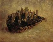 文森特威廉梵高 - 静物，一篮子番红花